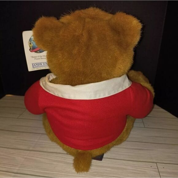 Land's End By Gund Vintage Teddy Bear Plush Kid Kodiak Rugby Bears 1996 With Tag - Picture 8 of 10